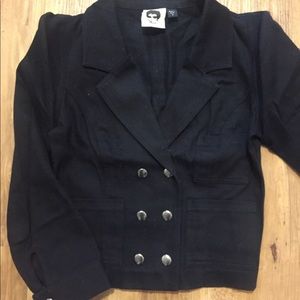 Betsey Johnson “ARCHIVE” label cropped jacket